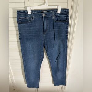 Express Men's Dark Blue Skinny Jeans